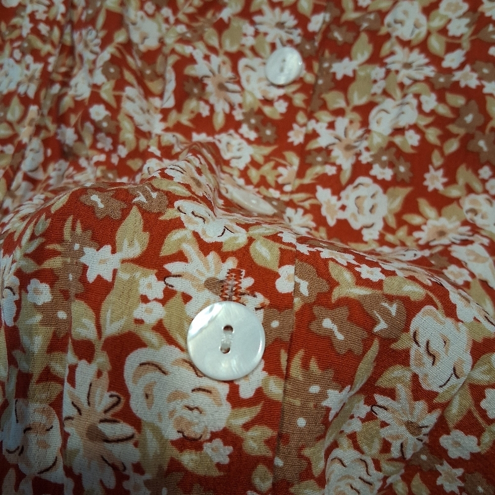 Kivari/ High End Australian Brand/ Floral Button-Down Midi Dress/ Size US M - Picture 10 of 17